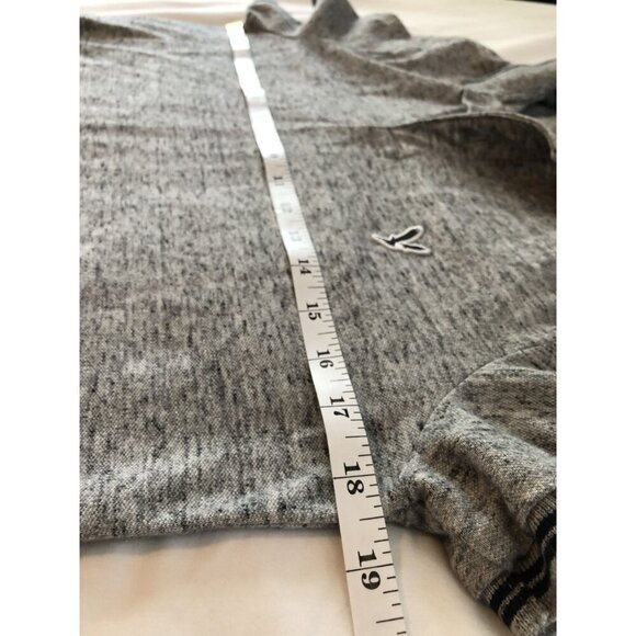 American Eagle Outfitters Mens Super Soft Slim Fit Polo Shirt S Gray Golf Preppy - Picture 7 of 8